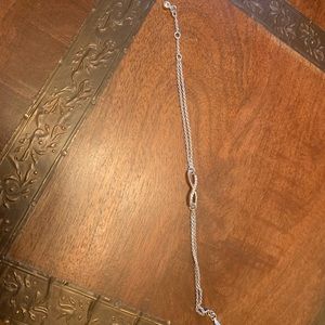 Infinity charm bracelet